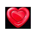 Sweet Bonanza symbol red-heart